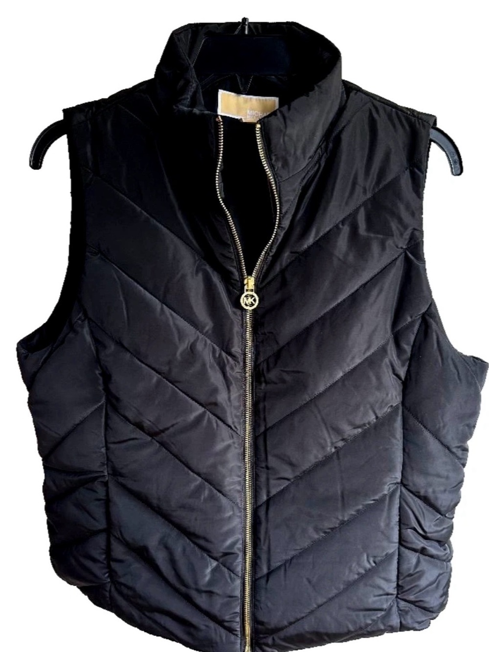 NWT $125 Michael Kors Black Quilted Puffer Vest Size XL
